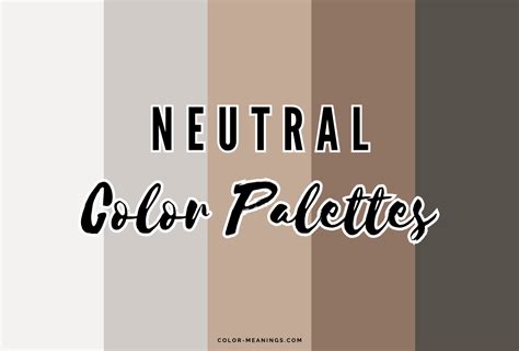 Start with a neutral color palette: