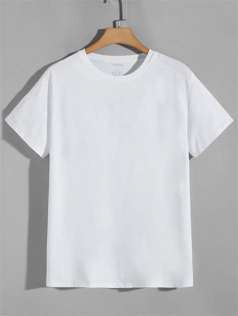 Start with a plain white T-shirt: