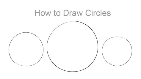 Start with a simple sketch of a circle.