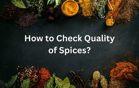 Start with fresh, high-quality spices