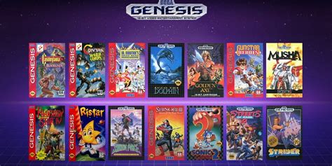 Start with the Genesis games.