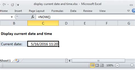 Start with the current date: