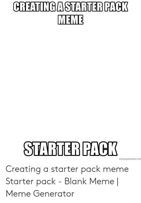 Starter Kit Meme Template