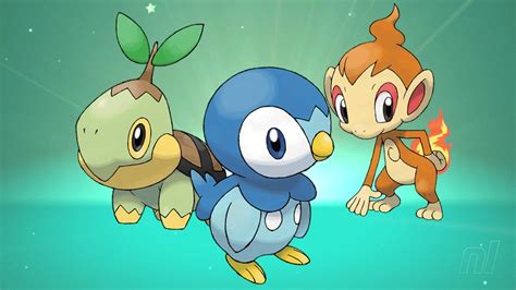 Starters of the Sinnoh Region