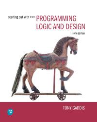 Starting Out Programming Logic And Design Solutions Kindle Editon
