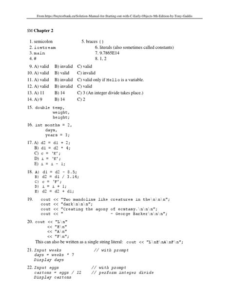 Starting Out With C 2th Solution Kindle Editon