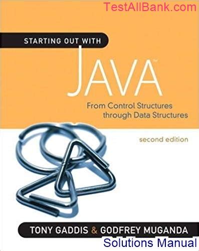 Starting Out With Java Gaddis Solutions Manual 2 Epub