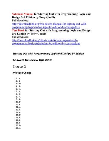 Starting Out with Programming Logic and Design and Mathematics for New Technologies 3rd Edition Kindle Editon