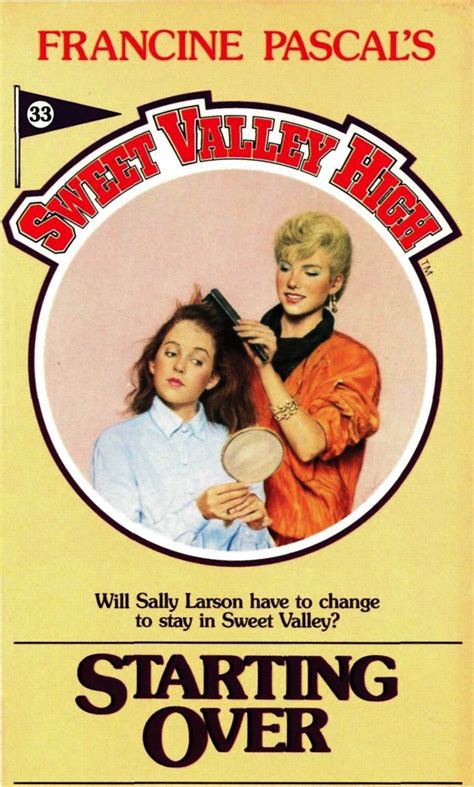 Starting Over Sweet Valley High Book 33