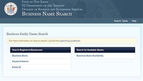 State of New Jersey Business Search: Find 1,000,000+ NJ Businesses