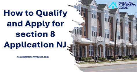 State of New Jersey Section 8 Application 101: A Comprehensive Guide