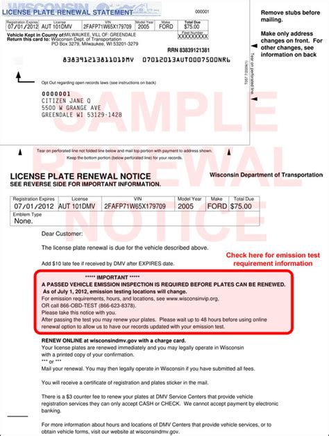 State of Wisconsin Emissions Testing: 10,000 Character Guide