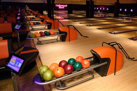 State-of-the-art bowling lanes: