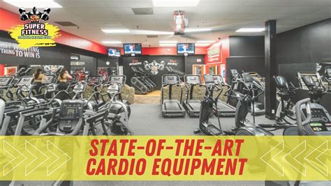 State-of-the-art cardio equipment: