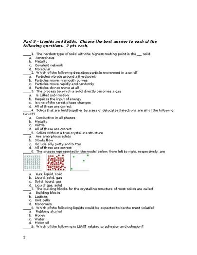 States Of Matter Assessment Chemistry Answers Doc