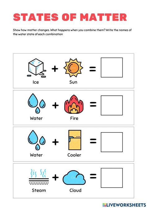 States of Matter Worksheet: Unlock the Secrets