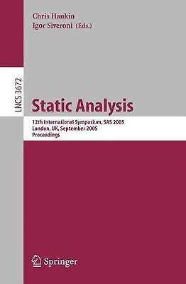 Static Analysis 12th International Symposium Kindle Editon