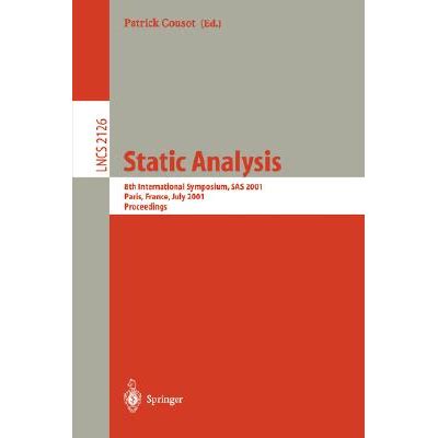 Static Analysis Third International Symposium Kindle Editon