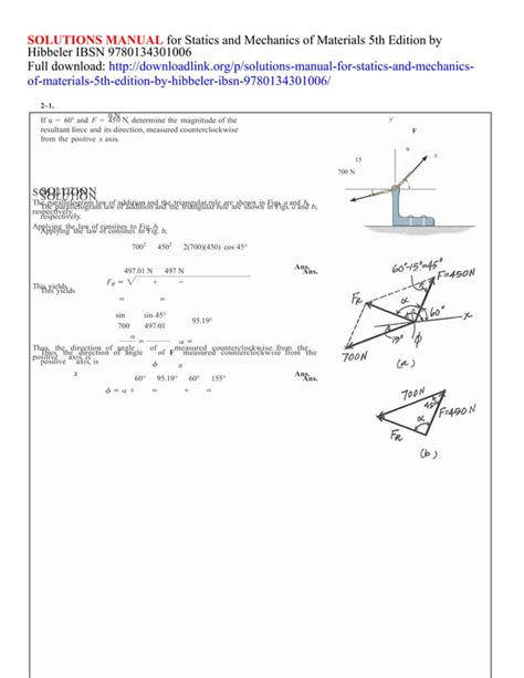 Static Mechanics Solution Pdf PDF