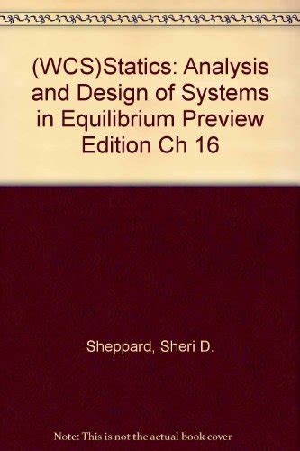 Statics Analysis and Design of Systems in Equilibrium 1st Edition Ebook Epub