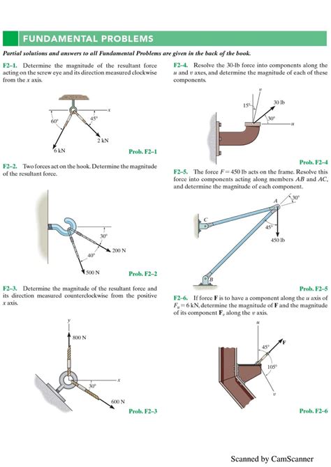 Statics Fundamental Problems Solutions Doc