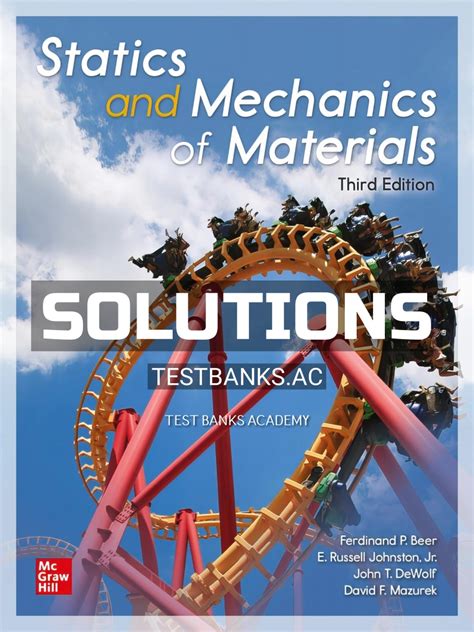 Statics Mechanics Of Materials 3rd Edition Solutions Manual Kindle Editon