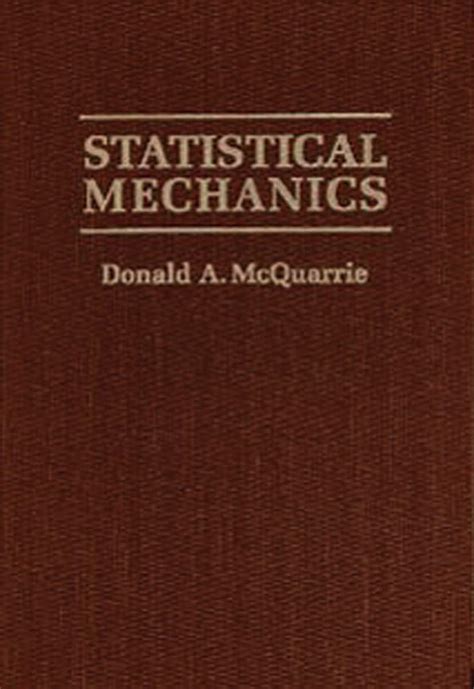 Statistical Mechanics Mcquarrie Solution Of Problem Doc