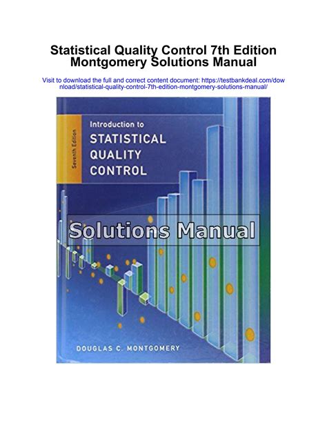 Statistical Quality Control Montgomery Solutions Manual PDF