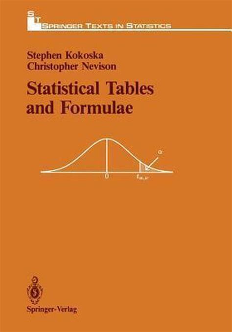 Statistical Tables and Formulae Kindle Editon