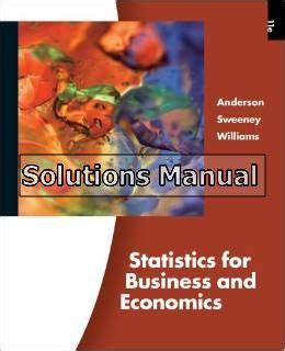 Statistics 11th Edition Anderson Solution Manual Epub