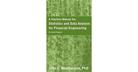 Statistics And Data Analysis For Financial Engineering Solution Manual Kindle Editon