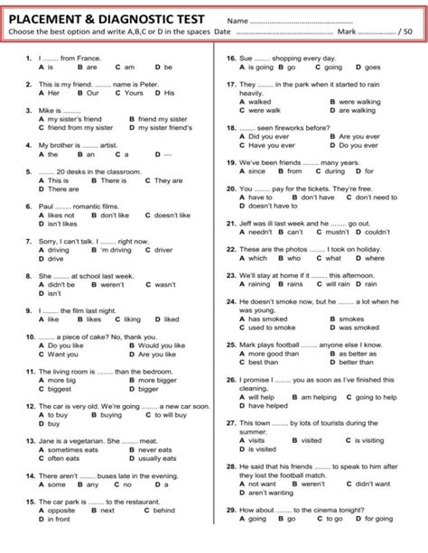 Statistics Diagnostic Test Section 1 Answers Epub