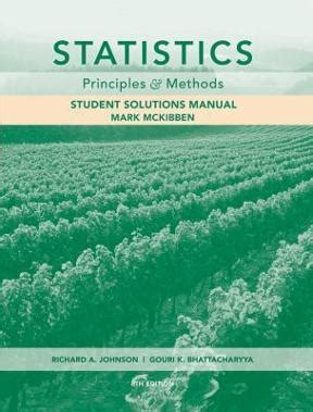 Statistics Principles And Methods Student Solutions PDF