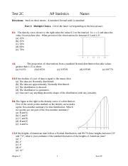 Statistics Test 2c Answers Reader