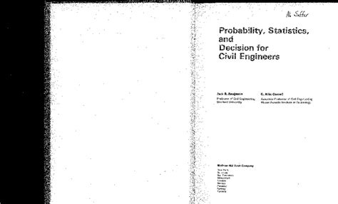 Statistics and Probability in Civil Engineering