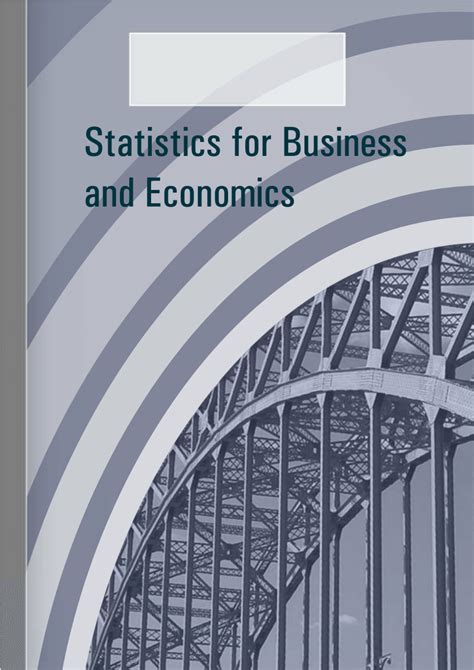 Statistics for Business and Economics - ETH Z PDF Kindle Editon