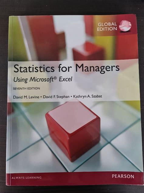 Statistics for Managers Using Microsoft Excel (7th Edition) Ebook PDF