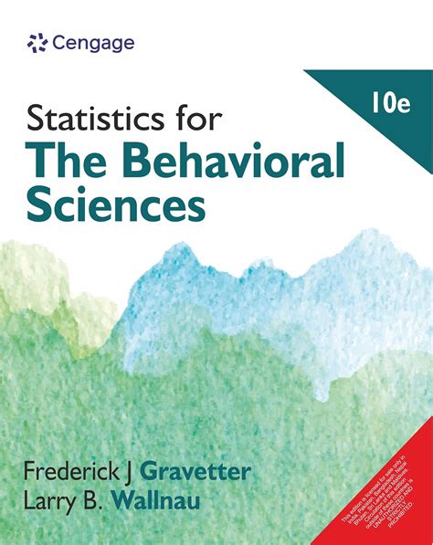 Statistics for the Behavioral Sciences PDF