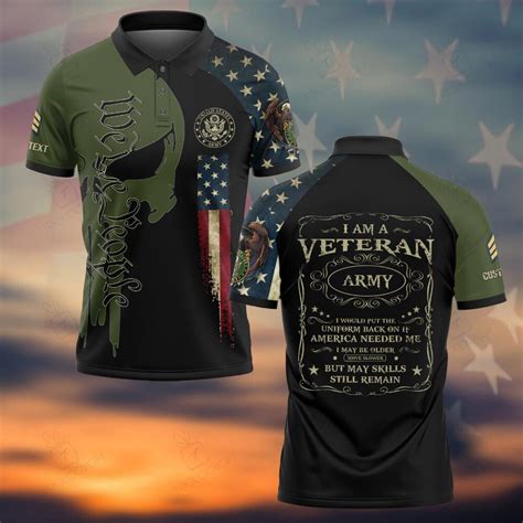 Statistics on Army Veteran Shirts