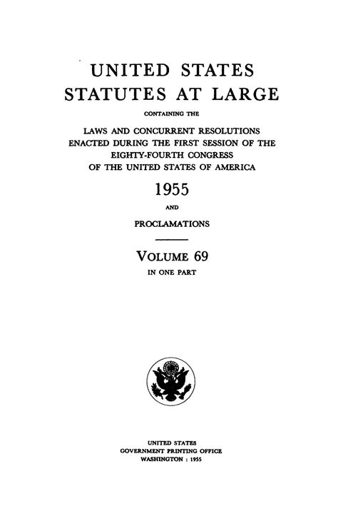 Statutes at Large Volume 69; (29 V. in 32) Statutes Or the United Kingdom Doc