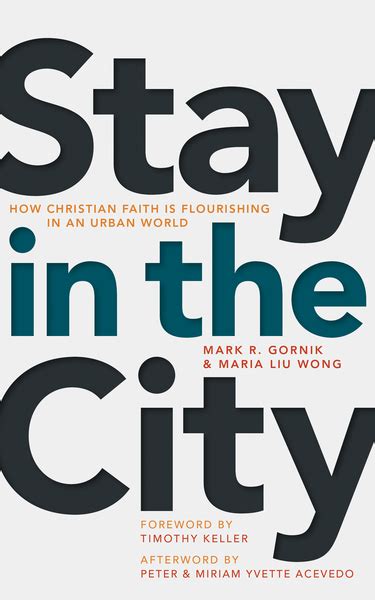 Stay in the City How Christian Faith Is Flourishing in an Urban World Epub