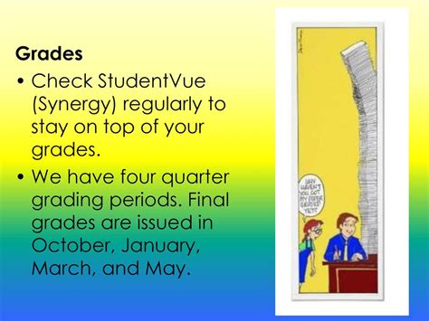 Stay on top of your grades: