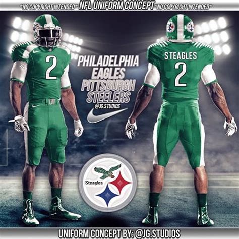 Steagles Jerseys: #82, #83, and #84