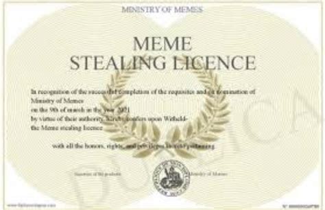 Stealing Memes: A Plague on the Interwebs