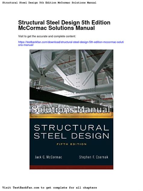 Steel Design 5th Edition Solutions Doc