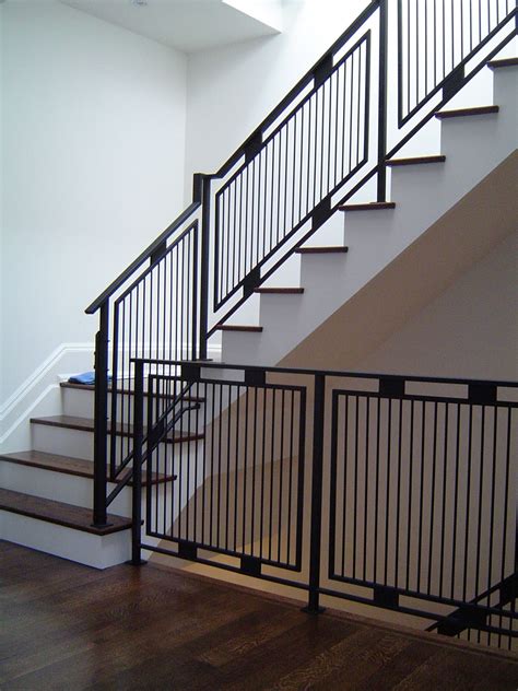 Steel railings