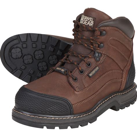 Steel toe work boots