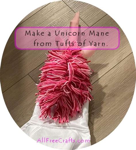 Step 1: Crafting the Unicorn Mane and Tail