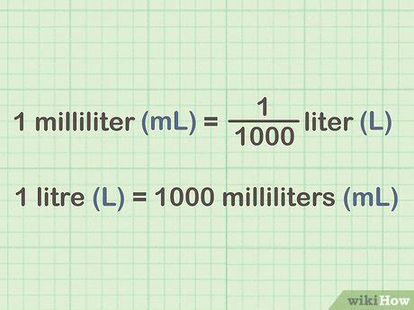 Step 1: Determine the Milliliter Volume