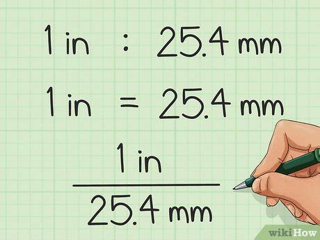 Step 1: Divide Millimeters by 25.4